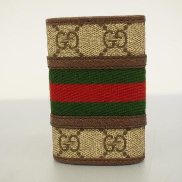 Gucci Key Case Ophidia 603732 Brown Beige Men's Women's - Picture 10 of 10